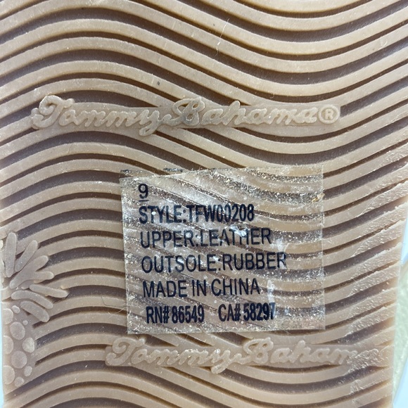 tommy bahama RN#86549 rhinestone sandals woman’s 9 - Picture 8 of 8